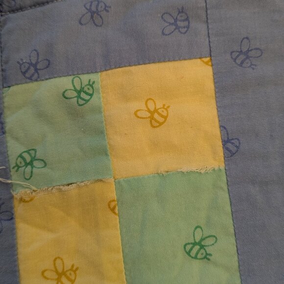 VTG 90s Winnie the Pooh & Friends Nursery Bundle Pillow Quilt Blanket Handmade - Picture 5 of 10